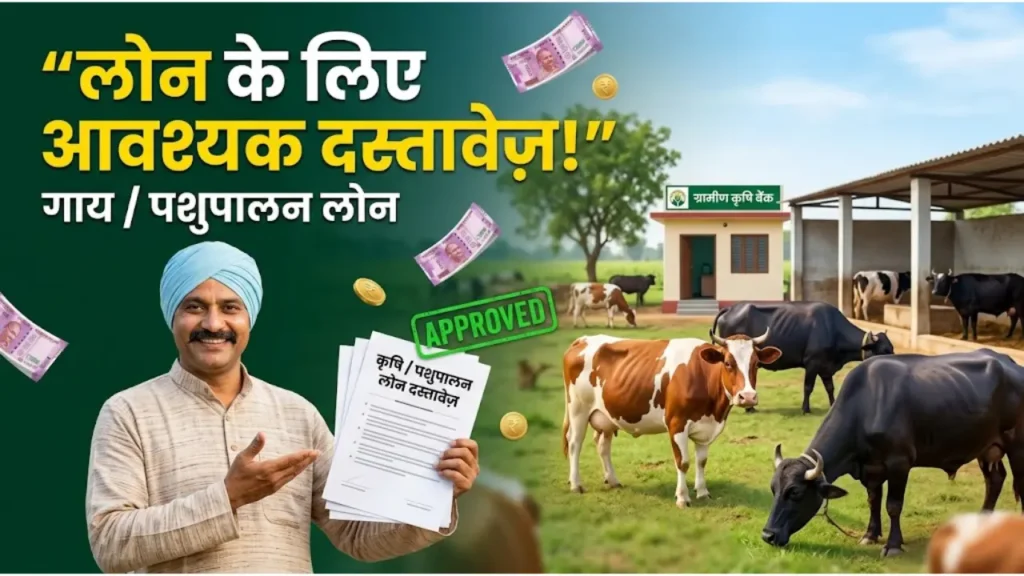 पशुपालन लोन के लिए जरूरी डॉक्यूमेंट