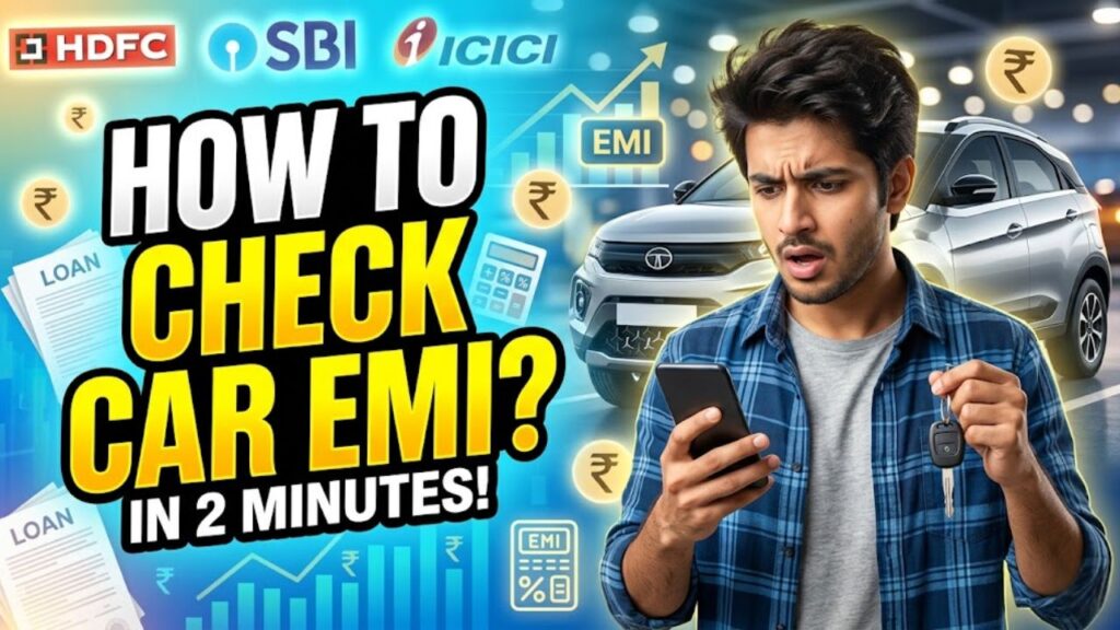 गाड़ी की EMI कैसे चेक करें